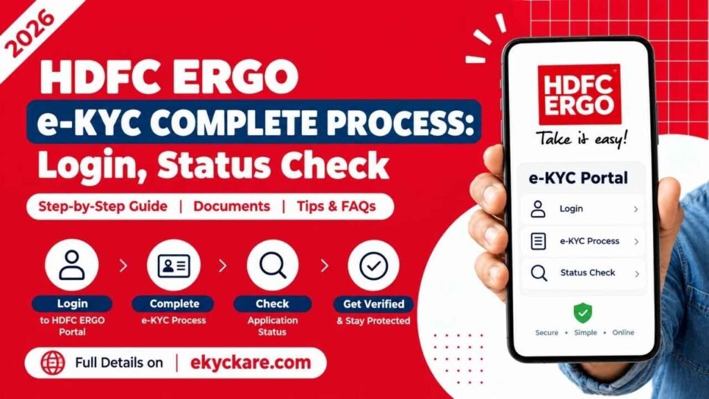 HDFC ERGO e-KYC Complete Process
